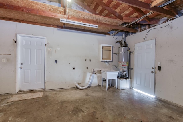 8259 N College Ave, Fresno, CA 93711 - garage with secured water heater and a sink