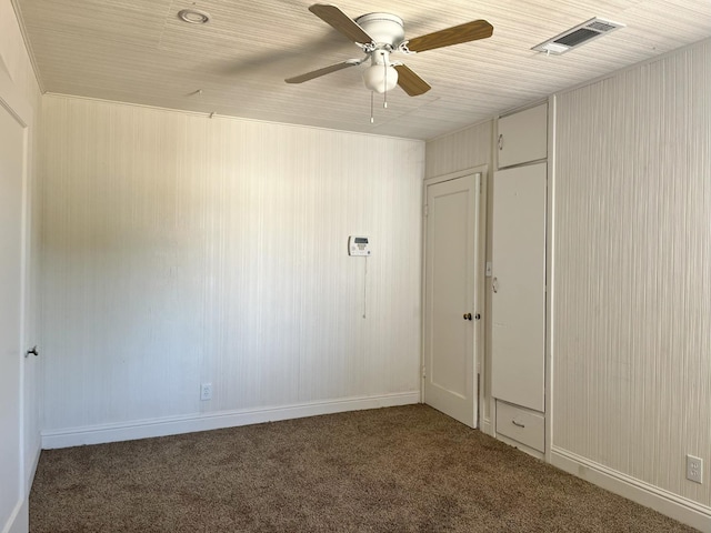 1305 E Fedora Ave, Fresno, CA 93704 - carpeted empty room featuring ceiling fan