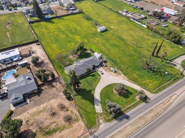 4167 W Shields Ave, Fresno, CA 93722 - aerial overview of property's location with nearby suburban area