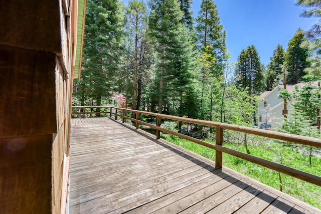 1140 Pine St, Fish Camp, CA 93623 - view of wooden terrace
