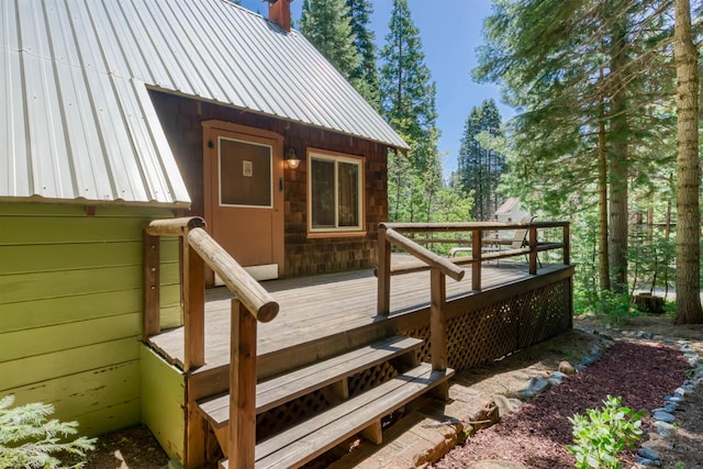 1140 Pine St, Fish Camp, CA 93623 - view of deck