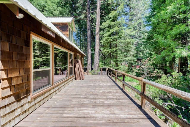 1140 Pine St, Fish Camp, CA 93623 - view of deck