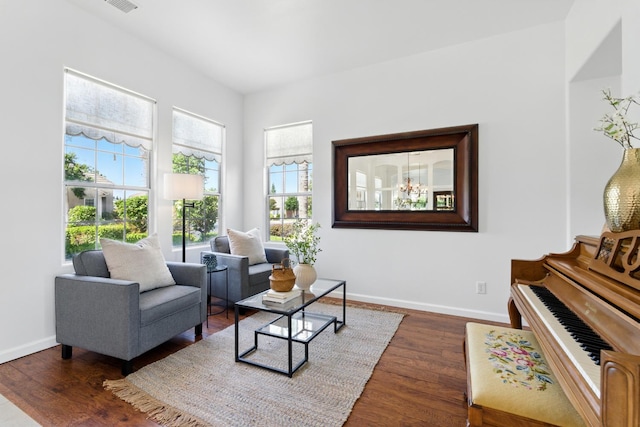 2721 Stuart Ave, Clovis, CA 93611 - living room with wood finished floors and baseboards