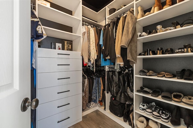 7374 E Flint Way, Fresno, CA 93737 - spacious closet featuring wood finished floors
