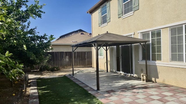 758 Persimmon, Madera, CA 93638 - view of patio featuring a gazebo