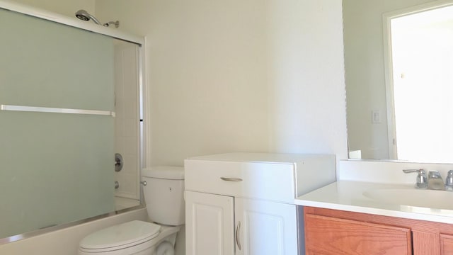 758 Persimmon, Madera, CA 93638 - full bathroom featuring toilet, vanity, and combined bath / shower with glass door