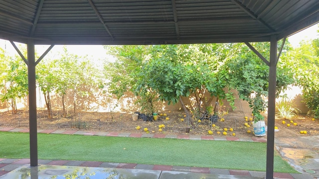 758 Persimmon, Madera, CA 93638 - fenced backyard featuring a gazebo