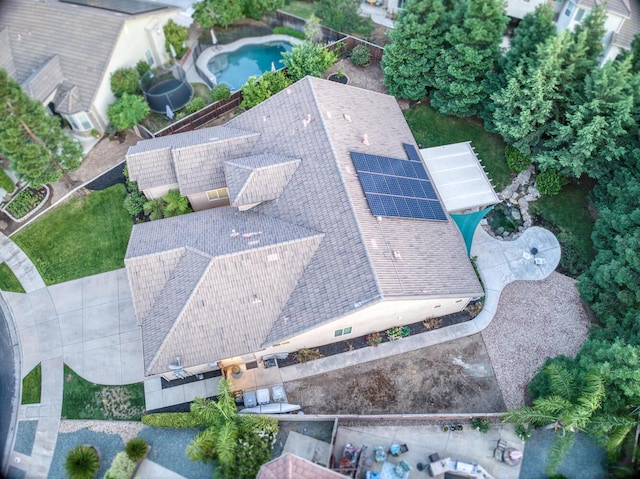 3126 San Gabriel Ave, Clovis, CA 93619 - aerial view of property and surrounding area featuring a pool