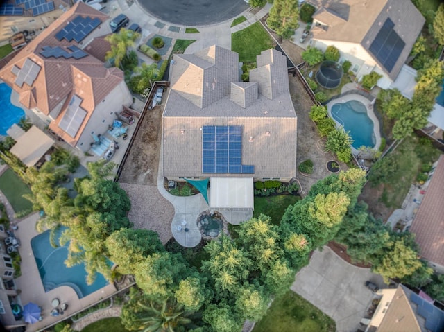 3126 San Gabriel Ave, Clovis, CA 93619 - drone / aerial view of a pool area