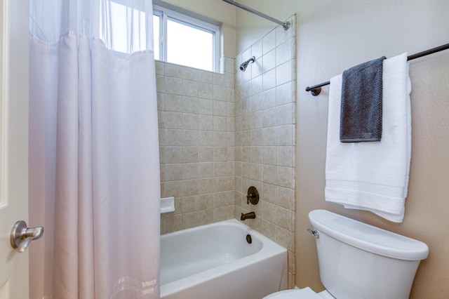 3126 San Gabriel Ave, Clovis, CA 93619 - bathroom featuring shower / bath combo with shower curtain and toilet