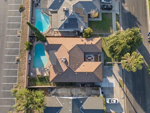 2724 Monocott Dr, Madera, CA 93637 - drone / aerial view of a pool area