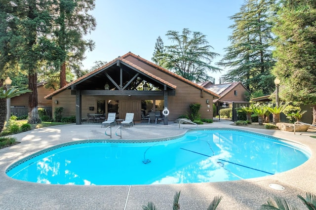 2063 W Barstow Ave, Fresno, CA 93711 - swimming pool featuring a patio area