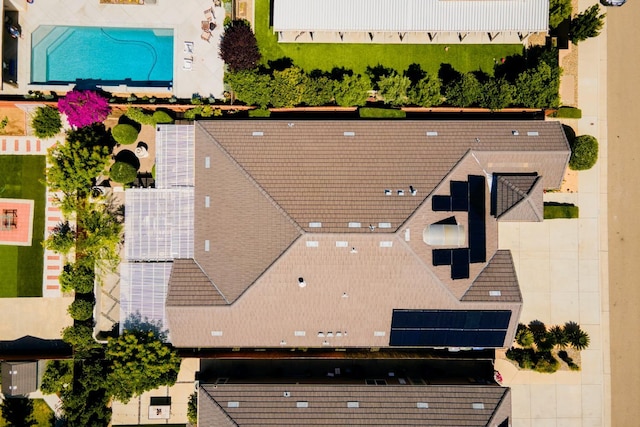3343 Richmond Ave, Clovis, CA 93619 - bird's eye view of a pool