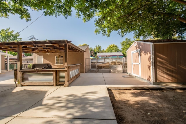 2837 N Thorne Ave, Fresno, CA 93704 - view of patio featuring a grill