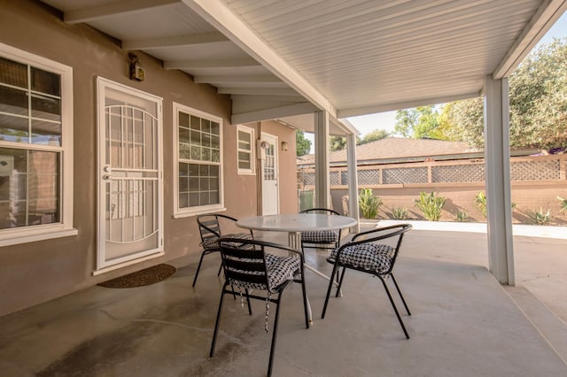 2837 N Thorne Ave, Fresno, CA 93704 - view of patio / terrace featuring outdoor dining area