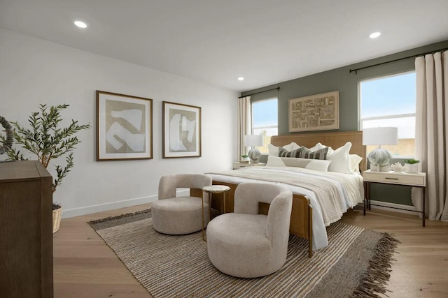 2266 S Sylmar, Fresno, CA 93725 - bedroom featuring wood finished floors, recessed lighting, and baseboards