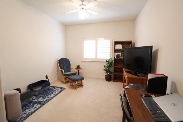 1976 Decatur Ave, Clovis, CA 93611 - office space featuring ceiling fan and carpet flooring