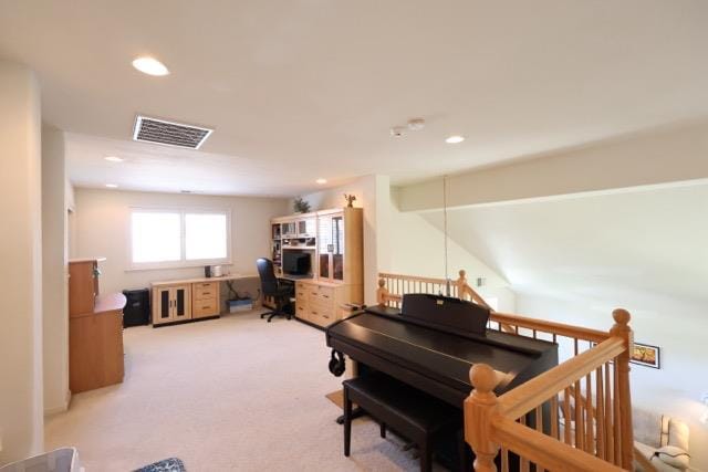 1976 Decatur Ave, Clovis, CA 93611 - game room with an office area, recessed lighting, and light carpet