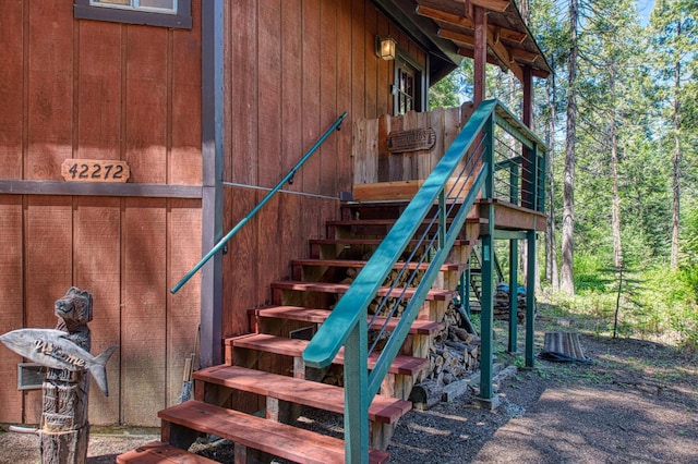 42272 Hanging Branch Rd, Shaver Lake, CA 93664 - view of staircase