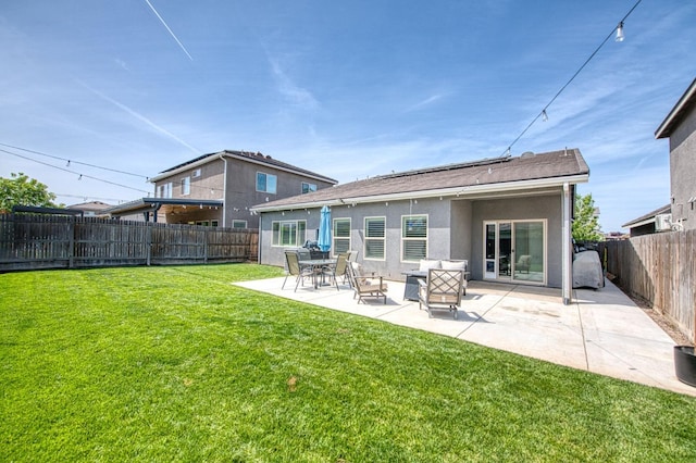 574 Expedition Way, Madera, CA 93636 - rear view of property featuring a patio and stucco siding