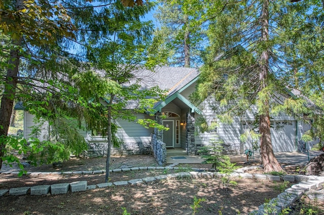 42010 Granite Ledge Ln, Shaver Lake, CA 93664 - view of property hidden behind natural elements