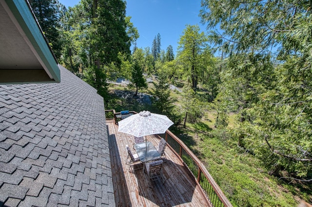 42010 Granite Ledge Ln, Shaver Lake, CA 93664 - exterior view of roof with shingles
