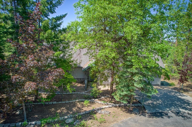 42010 Granite Ledge Ln, Shaver Lake, CA 93664 - view of side of home featuring concrete driveway
