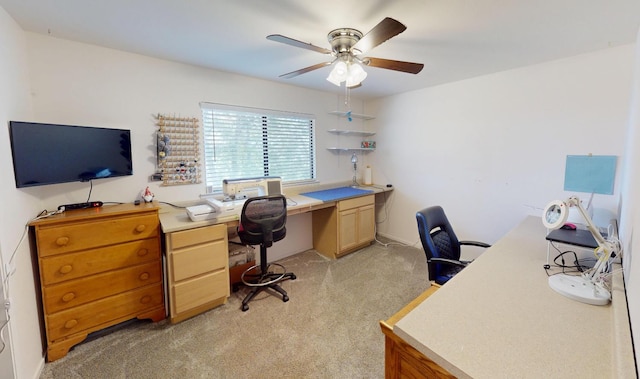 33491 Rd 233, North Fork, CA 93643 - office space featuring ceiling fan and light carpet