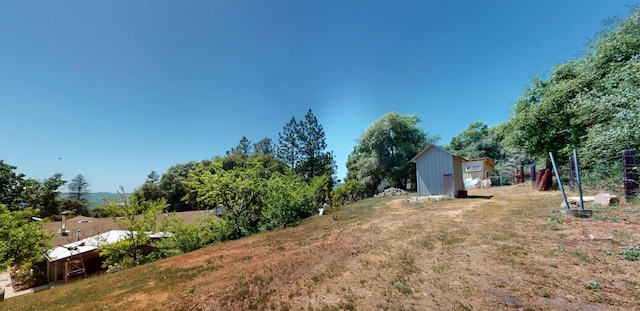 33491 Rd 233, North Fork, CA 93643 - view of yard featuring a storage shed
