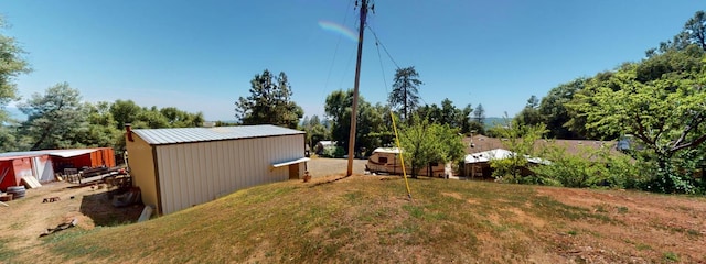 33491 Rd 233, North Fork, CA 93643 - view of grassy yard featuring an outbuilding