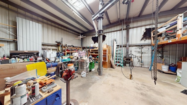 33491 Rd 233, North Fork, CA 93643 - garage featuring a workshop area