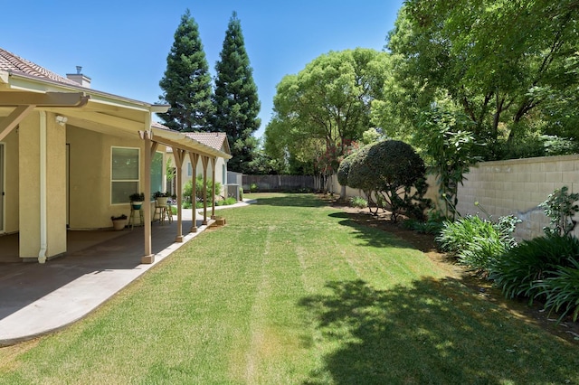 1413 N Hornet Ave, Clovis, CA 93619 - view of yard featuring a patio area