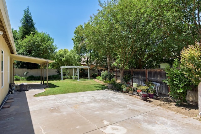 1413 N Hornet Ave, Clovis, CA 93619 - view of patio / terrace with a pergola