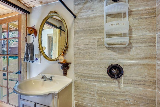 35859 Rd 222, Wishon, CA 93669 - bathroom with vanity and a shower