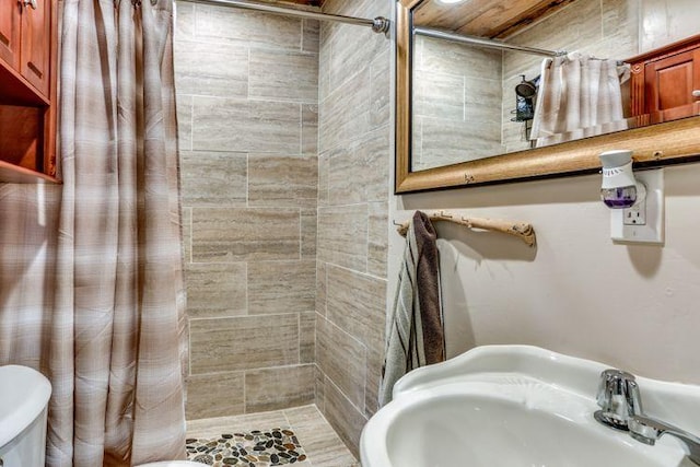 35859 Rd 222, Wishon, CA 93669 - full bath with a sink, toilet, and tiled shower