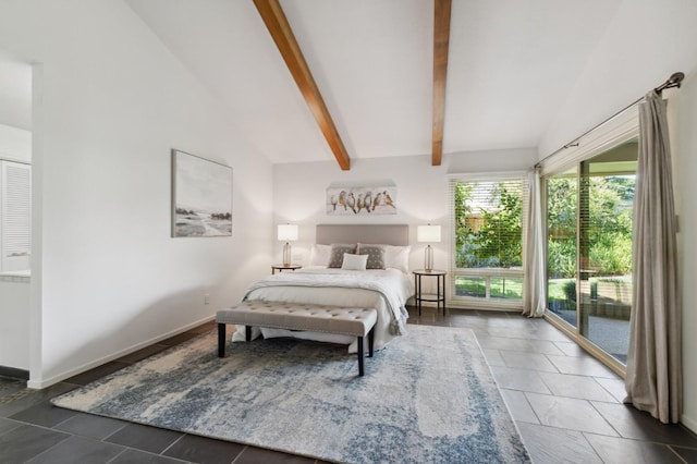 3244 W Fremont Ave, Fresno, CA 93711 - bedroom featuring access to outside and baseboards