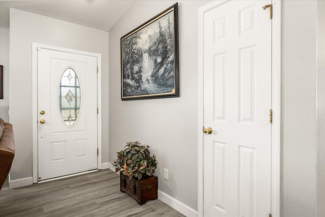 30015 Stetson Dr, Coarsegold, CA 93614 - foyer entrance with wood finished floors and baseboards