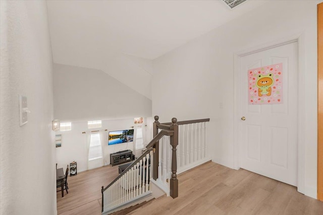 2162 Decatur Ave, Clovis, CA 93611 - entrance foyer featuring wood finished floors and lofted ceiling