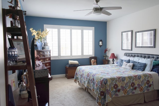6379 W Northdale Ave, Fresno, CA 93723 - carpeted bedroom featuring baseboards and ceiling fan