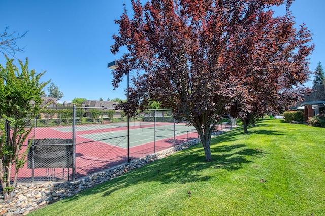 6772 N Wembley Dr, Fresno, CA 93711 - view of tennis court