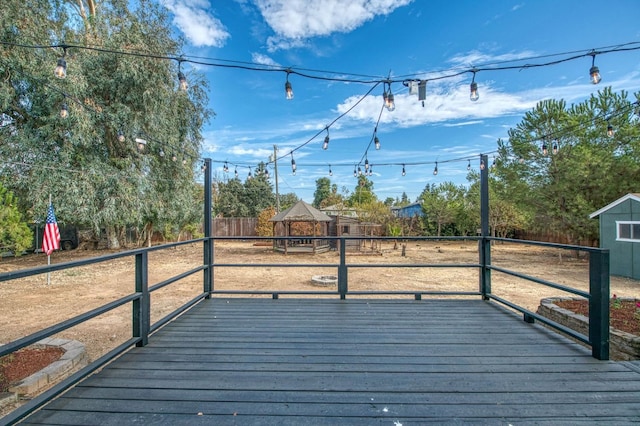 17367 Camden Dr, Madera, CA 93638 - wooden terrace featuring a fenced backyard