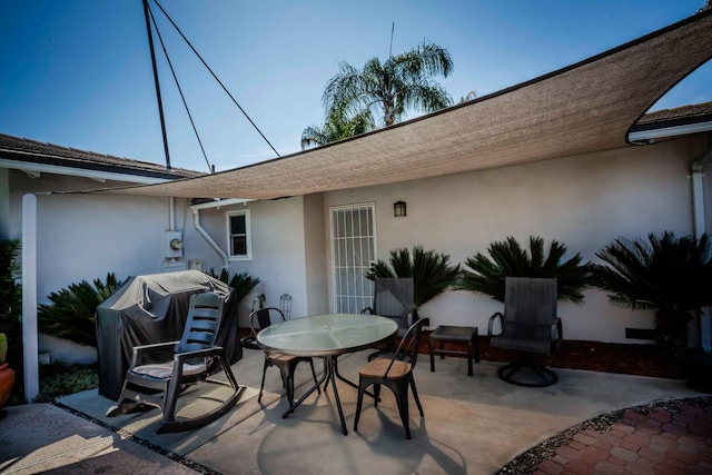 1720 W Barstow Ave, Fresno, CA 93711 - view of patio featuring outdoor dining area and grilling area