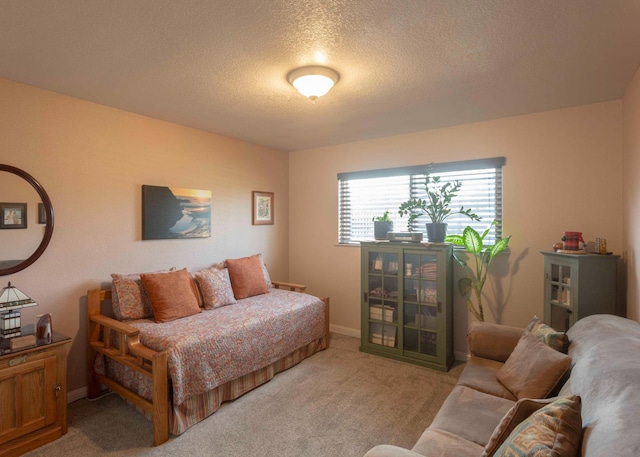 1720 W Barstow Ave, Fresno, CA 93711 - bedroom with a textured ceiling and light carpet