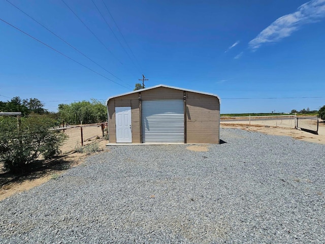 15716 S Hughes, Caruthers, CA 93609 - detached garage with a storage unit