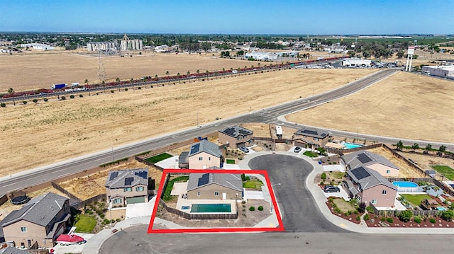 1985 Alma Ct, Chowchilla, CA 93610 - aerial view of residential area featuring property boundaries highlighted