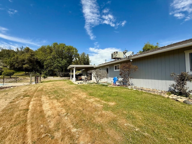 31117 Longview Ln E, Coarsegold, CA 93614 - view of grassy yard with a patio area