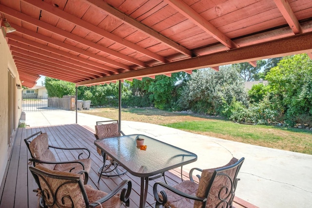 1438 E Rialto Ave, Fresno, CA 93704 - view of patio / terrace with outdoor dining area