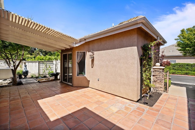 2189 W Via Delfini, Fresno, CA 93711 - view of patio / terrace featuring a pergola