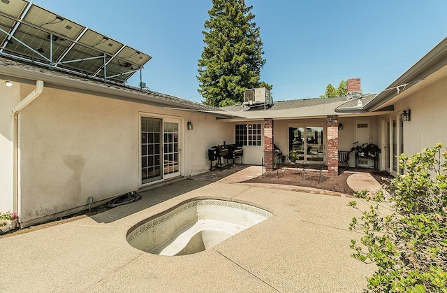 311 S Fowler Ave, Fowler, CA 93625 - view of swimming pool with a patio area and central AC