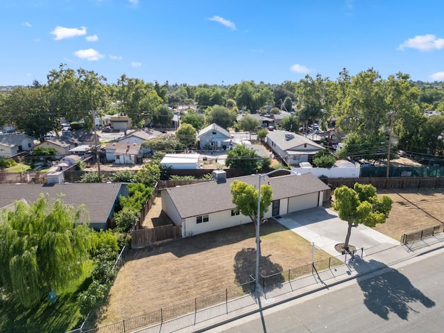 2316 S Kirk St, Fresno, CA 93706 - aerial perspective of suburban area with a tree filled landscape
